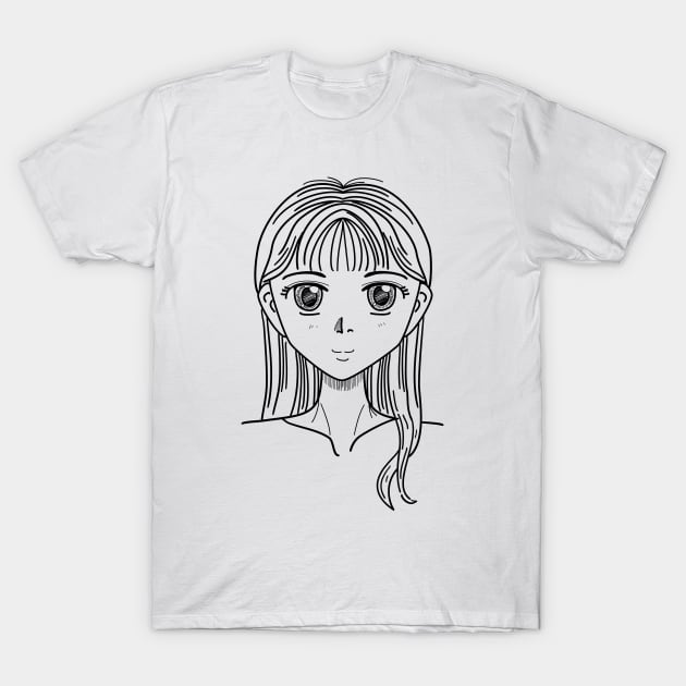 Face girl T-Shirt by InnerYou